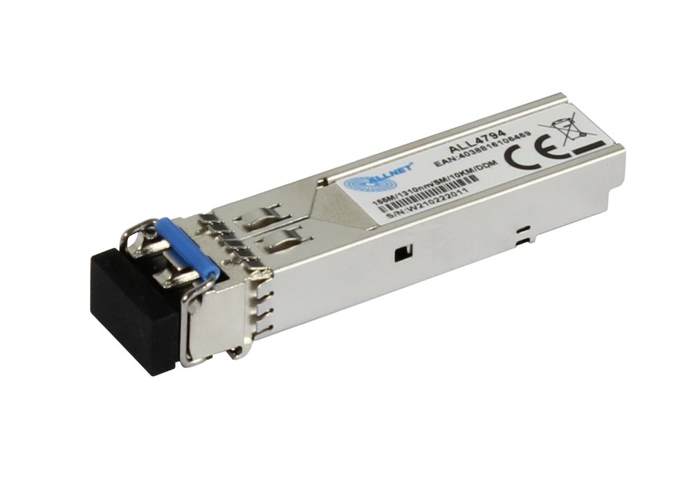 ALLNET Switch Modul ALL4794 SFP(Mini-GBIC),  100Mbit, FX/LC, 10Km, single Mode, bis 10Km ALLNET Switch Modul ALL4794 SFP(Mini-GBIC),  100Mbit, FX/LC, 10Km, single Mode, bis 10Km