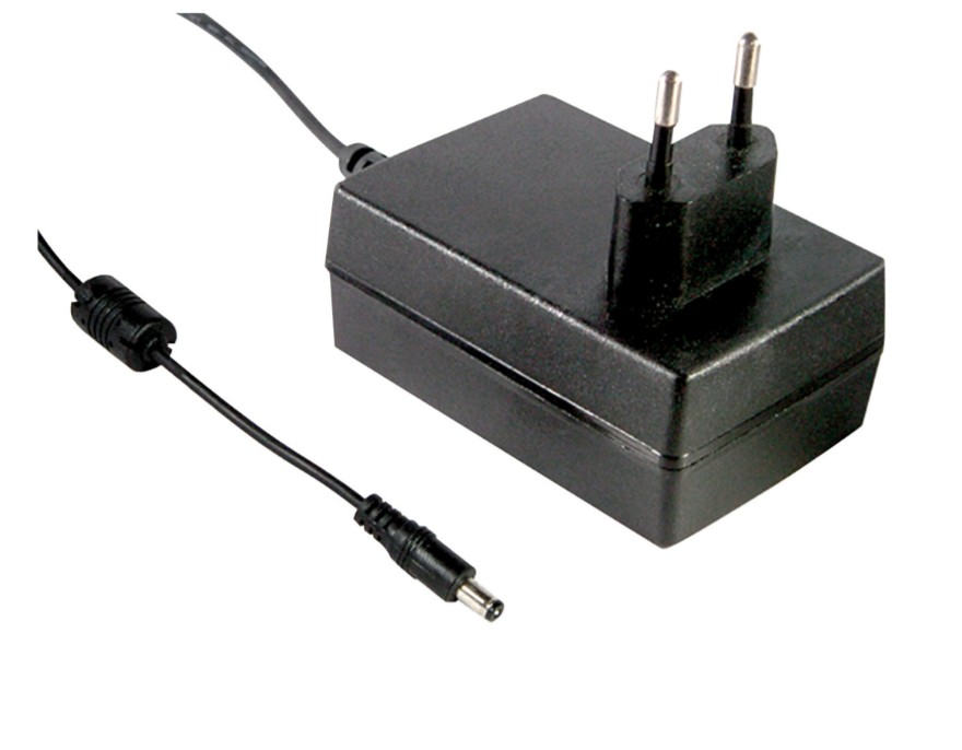 MEAN WELL GST25E24-P1J power adapter/inverter Indoor 25 W Black