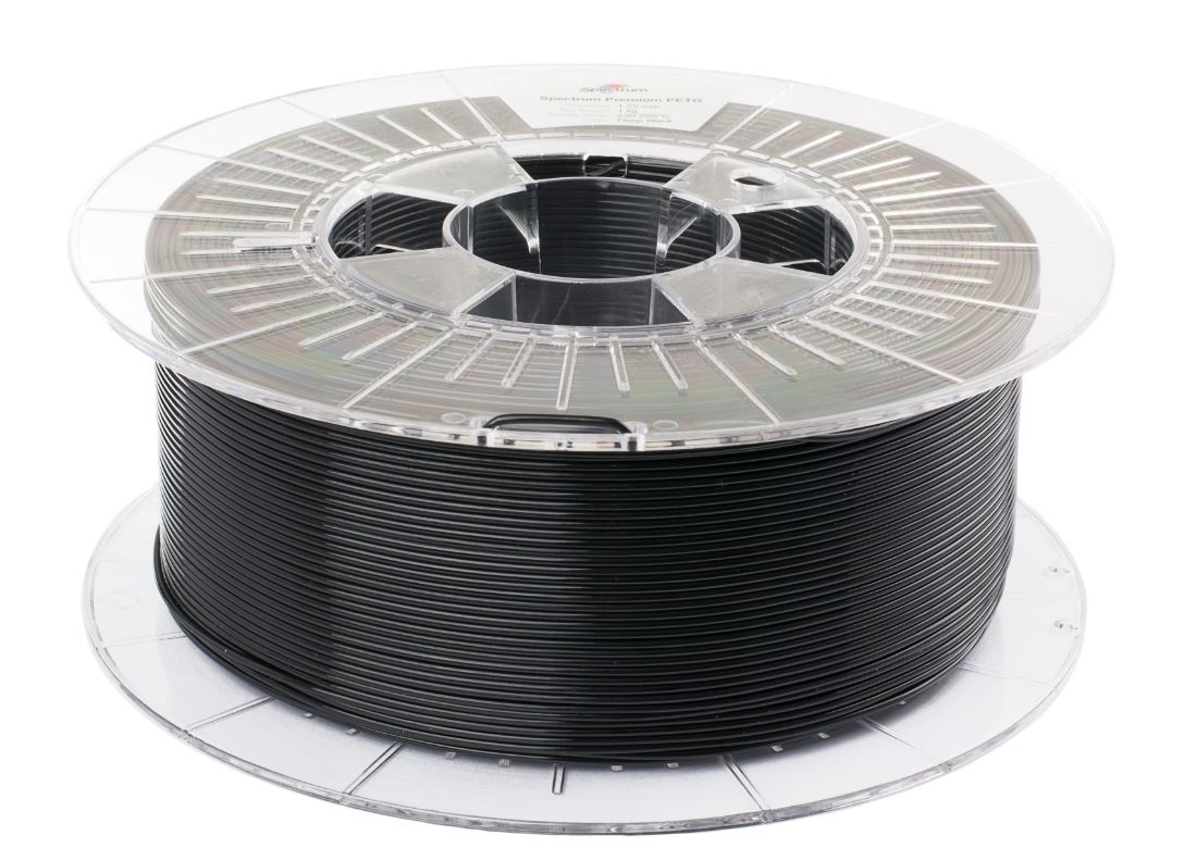 Spectrum 3D Filament / PET-G Premium / 1,75mm / Deep Black / Schwarz / 1kg Spectrum 3D Filament / PET-G Premium / 1,75mm / Deep Black / Schwarz / 1kg