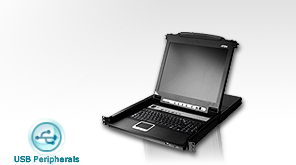 ATEN CL5708M rack console 43.2 cm (17") Black 1U