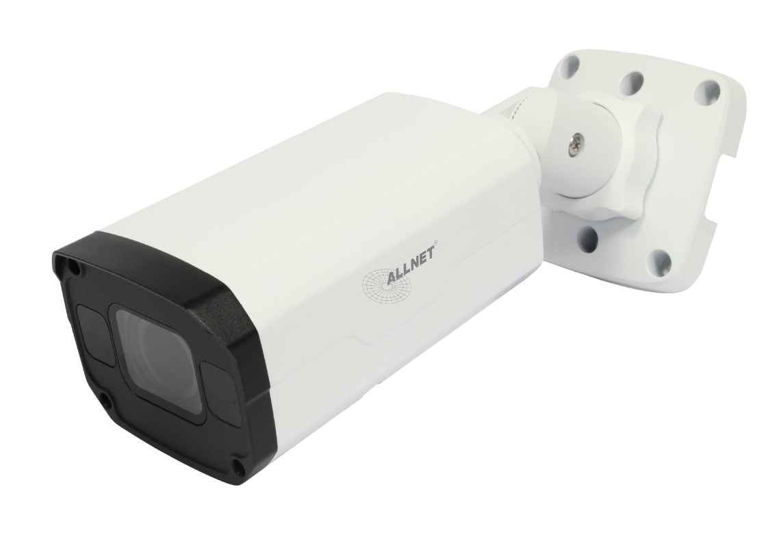 ALLNET IP Kamera Bullet / Outdoor / 5MP / IR / Low-Light / Motorisiertes Vario-Objektiv / 93° / "ALL-CAM2496v3-LEFN"