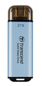 Transcend ESD300 Thunderbolt technology 2 TB USB Type-A to USB Type-C USB 3.2 Gen 2x2 Blue