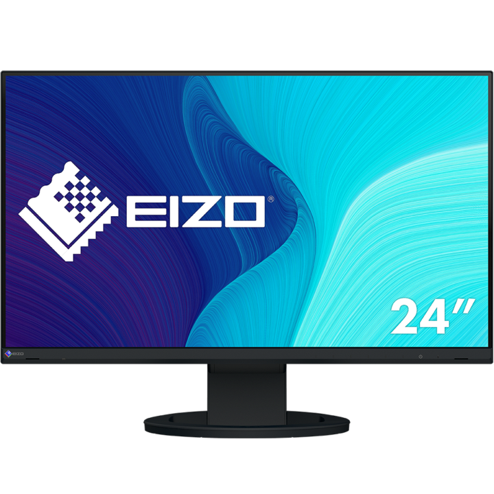 EIZO FlexScan EV2480-BK computer monitor 60.5 cm (23.8") 1920 x 1080 pixels Full HD LCD Black