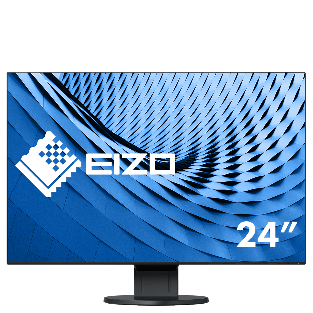 TFT 24" EIZO FlexScan EcoView UltraSlim EV2456-BK Monitor schwarz 24"Zoll, IPS, Mehrschirmbetrieb