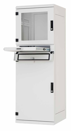 Triton 19 "Schrank 37HE, B600/T 600, Lichtgrau, Industri IP54