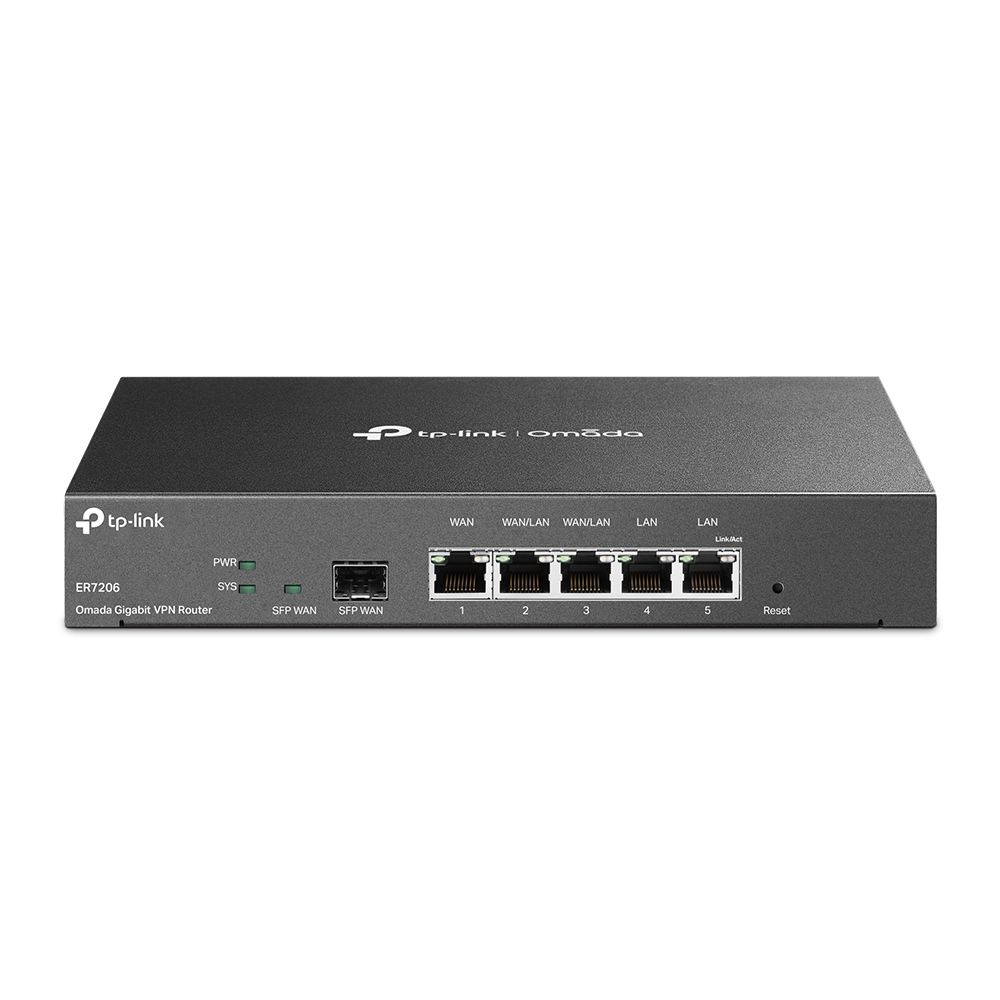 TP-Link - ER7206 - SafeStream Gigabit Multi-WAN VPN Router TP-Link - ER7206 - SafeStream Gigabit Multi-WAN VPN Router