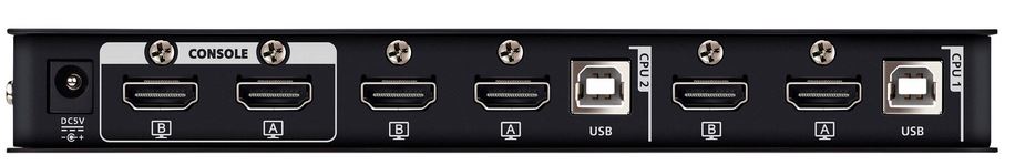 Aten KVM-Switch  2-fach Audio/HDMI, USB, Dual Display,