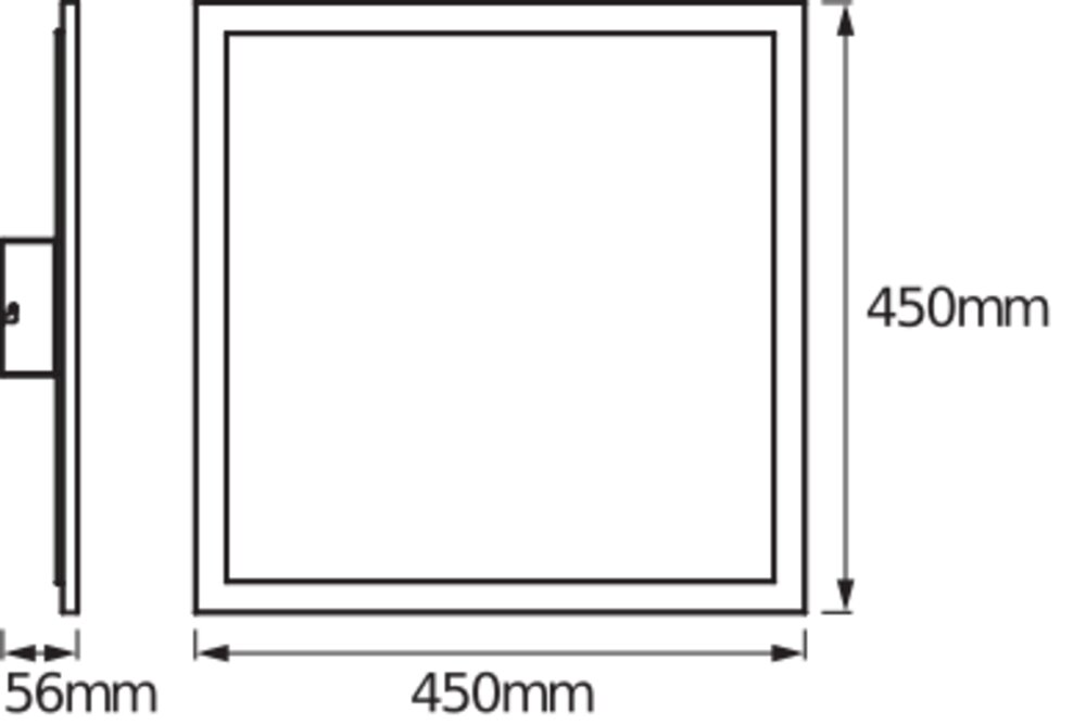 LEDVANCE SMART+ Planon Plus RGBW 450x450mm RGB + W