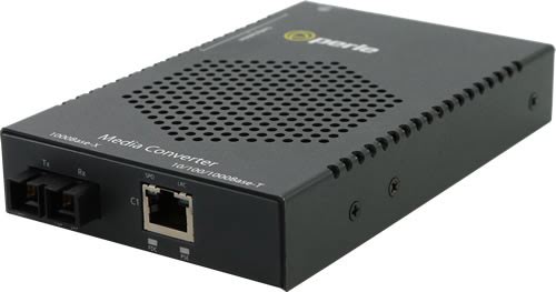 Perle S-1110HP-SC10-XT network media converter 1000 Mbit/s 1310 nm Multi-mode, Single-mode Black