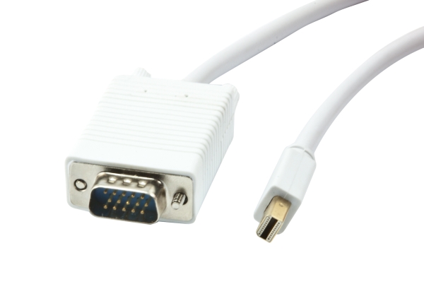 Kabel Video DisplayPort Mini 1.1 => VGA, ST/ST,  3m, Full HD 1920*1080@60hz, Synergy21,