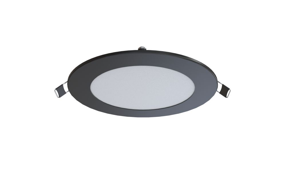 Synergy 21 LED Ultra Slim LED Panel Light V6 6W dual white (CCT) Schwarz 24V