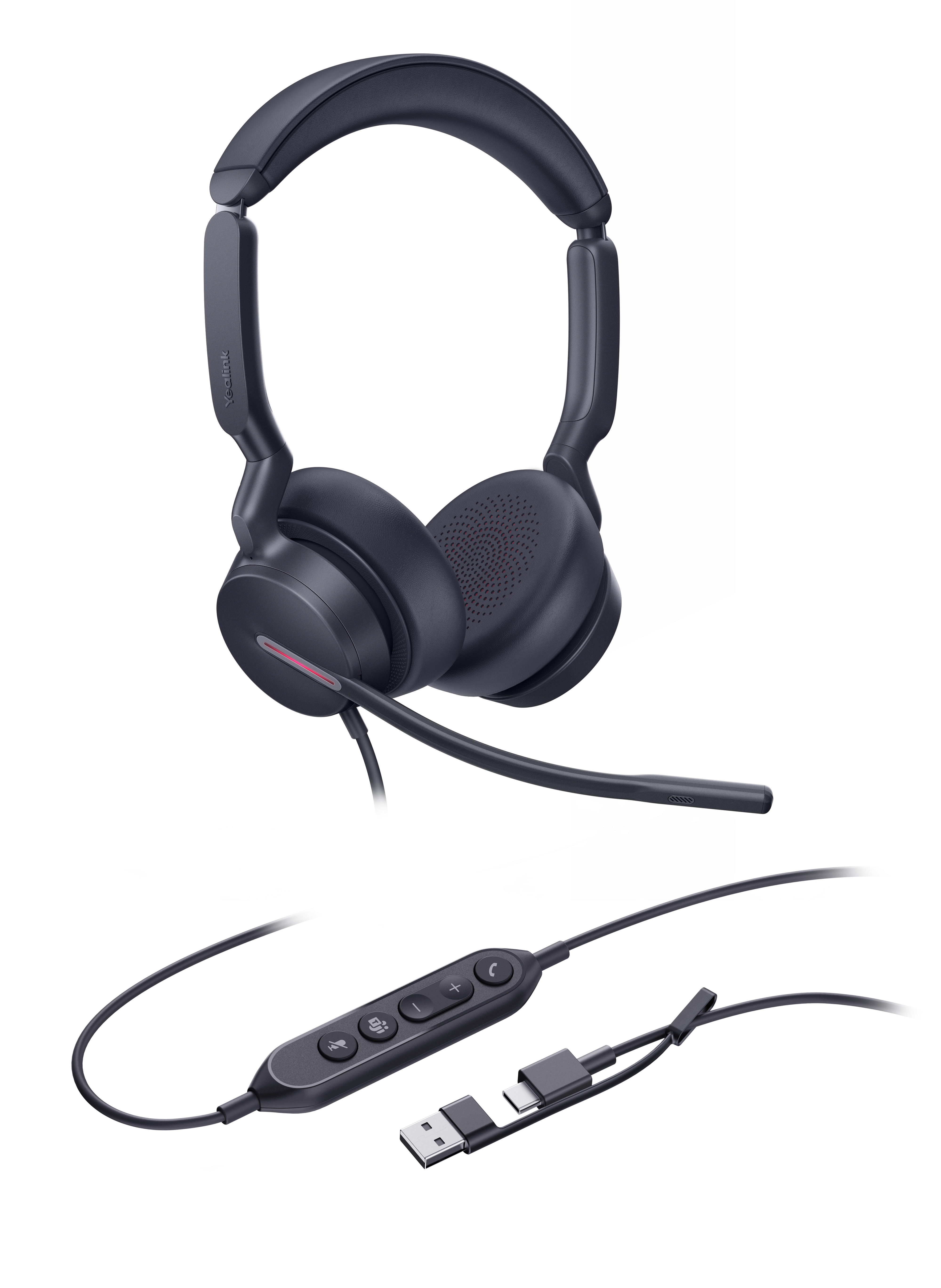 Yealink Headset - UH46 Dual Teams USB-C/A