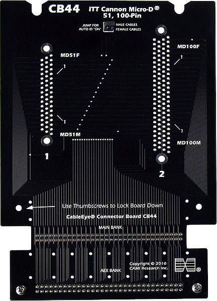 CableEye 774 / CB44 Interface-Platine (Micro D 51/100-pin)