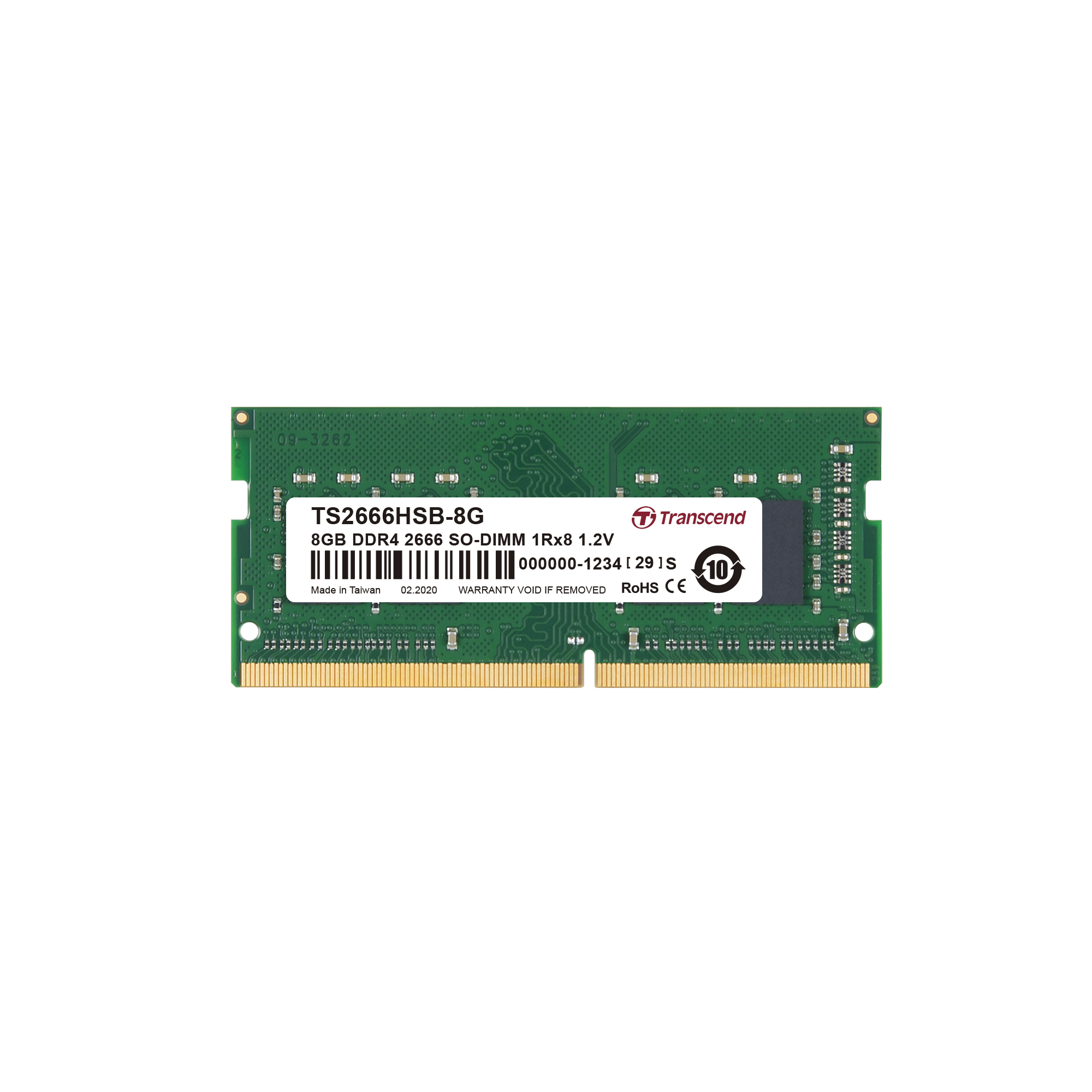 MEM So-DIMM2666 DDR4  8GB Transcend MEM So-DIMM2666 DDR4  8GB Transcend