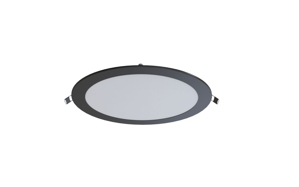 Synergy 21 LED Ultra Slim LED Panel Light V6 12W dual white (CCT) Schwarz 24V