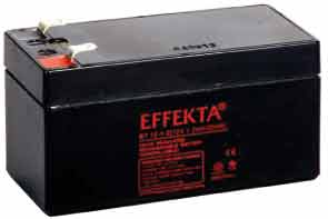 Effekta Zbh. Akku, 12V-1,2AH