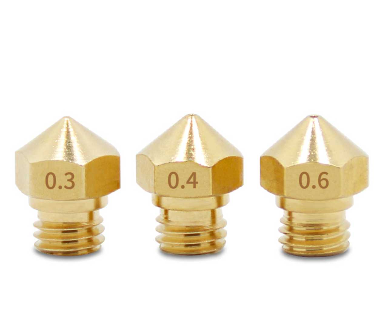 ALLNET 4duino 3D Nozzles M6 Düse verschiedene Größen für Snapmaker, Anycubic etc... ALLNET 4duino 3D Nozzles M6 Düse verschiedene Größen für Snapmaker, Anycubic etc...