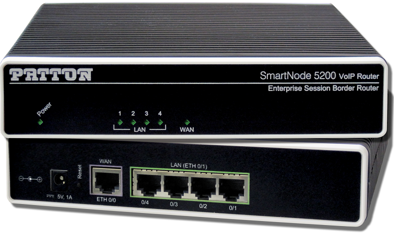 Patton SN5200/4B/EUI gateway/controller 10, 100 Mbit/s