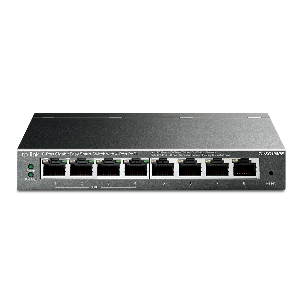 TP-Link 8-Port Gigabit Easy Smart Switch with 4-Port PoE