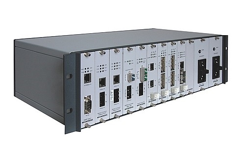 Microsens Modulares Enterprise Chassis 3 HE Mit 14 Slots