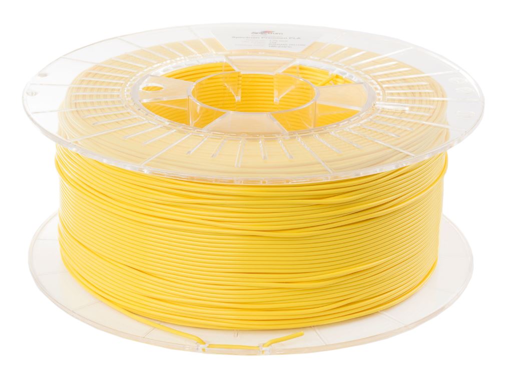 Spectrum 3D Filament / PLA Premium / 1,75mm / Bahama Yellow / Gelb / 1kg Spectrum 3D Filament / PLA Premium / 1,75mm / Bahama Yellow / Gelb / 1kg