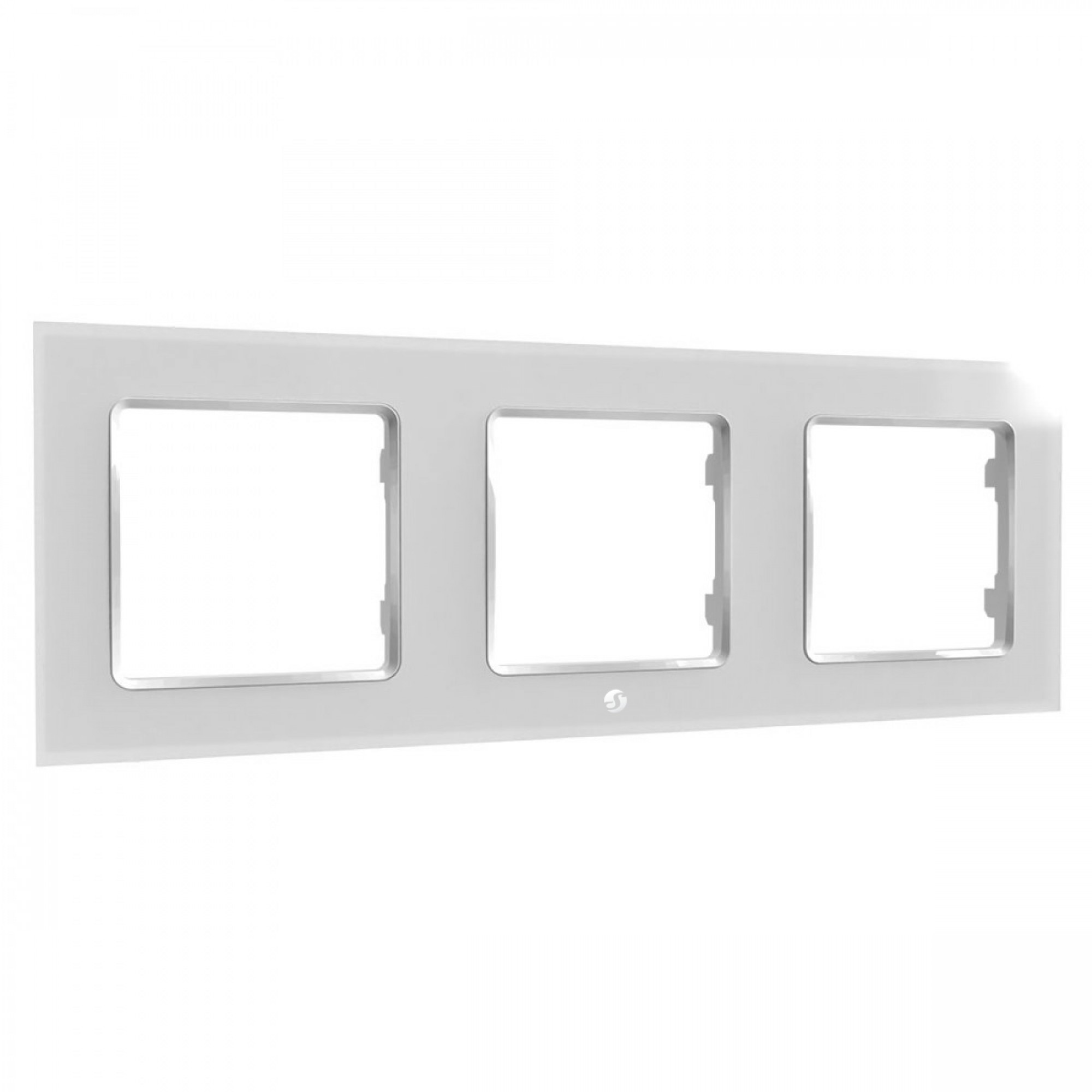 Shelly · Unterputz Zubehör · "Wall Frame 3" · Wandtaster Rahmen 3-fach · Weiß Shelly · Unterputz Zubehör · "Wall Frame 3" · Wandtaster Rahmen 3-fach · Weiß
