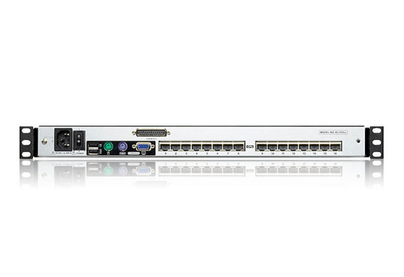Aten KVM/TFT 16-fach, 19" 1HE, incl.KVM/TFT 17", Deutsch,