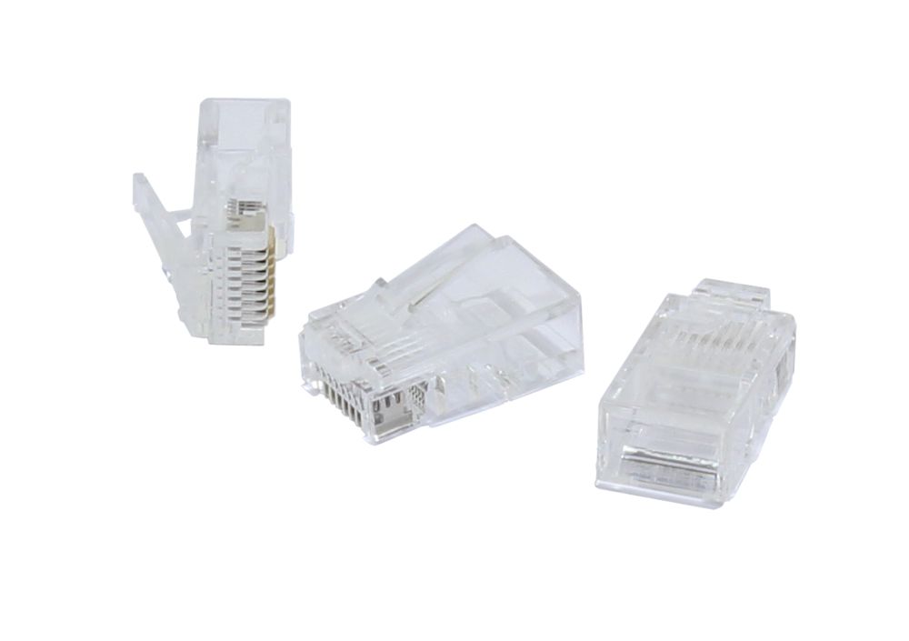 TP-Stecker TP,ungeschirmt,RJ-45, 100-Pack, für Flachkabel, Synergy 21, TP-Stecker TP,ungeschirmt,RJ-45, 100-Pack, für Flachkabel, Synergy 21,