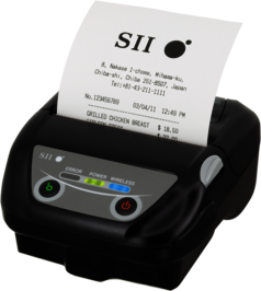 Mobildrucker Seiko MP-B30, 80 mm, Bluetooth & USB schwarz Mobildrucker Seiko MP-B30, 80 mm, Bluetooth & USB schwarz