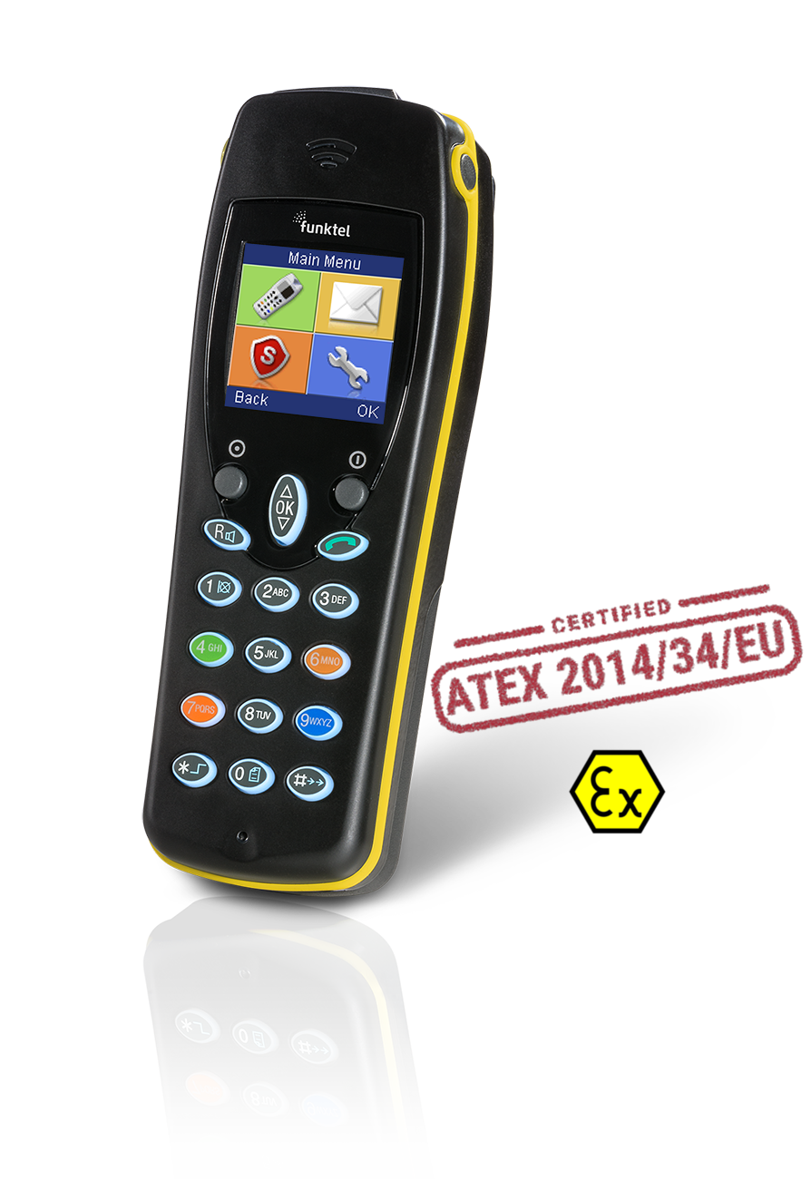 Funktel FC4Ex DECT-Handset Mit ATEX-Schutz (FC4 Ex HS Set)