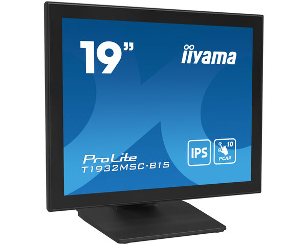 iiyama ProLite T1932MSC-B2S computer monitor 48.3 cm (19") 1280 x 1024 pixels SXGA LED Touchscreen Black