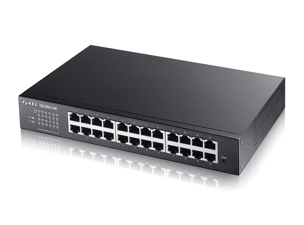 Zyxel GS1900-24E-EU0103F network switch Managed L2 Gigabit Ethernet (10/100/1000) 1U Black