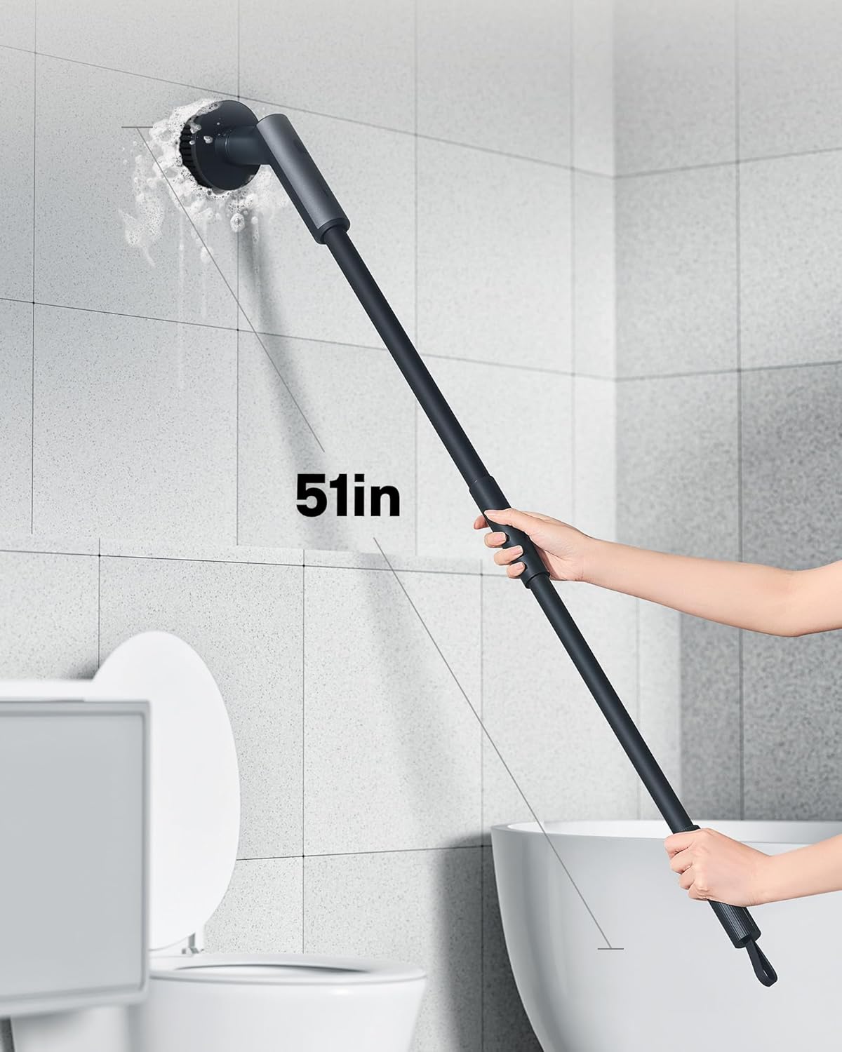 HOTO • Srubbers • Electric Spin Scrubber • QWQJS001