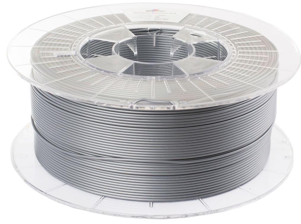 Spectrum 3D Filament / PLA Premium / 1,75mm / Silver Star / Silber / 1kg Spectrum 3D Filament / PLA Premium / 1,75mm / Silver Star / Silber / 1kg
