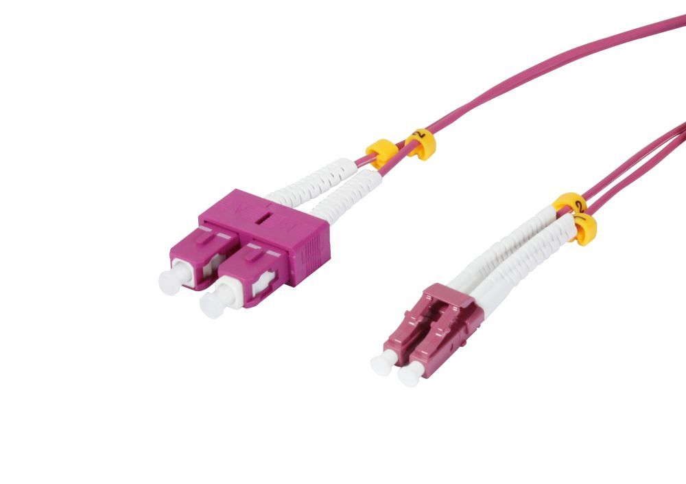 Synergy 21 S217017 InfiniBand/fibre optic cable 10 m 2x LC 2x SC Bordeaux, White