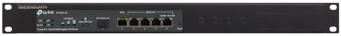 Rackmount.IT, Rack Mount Kit for Omada/TP-Link ER706/ER706W-4G/ES205G/ES205GP/OC200, 1HE/19",