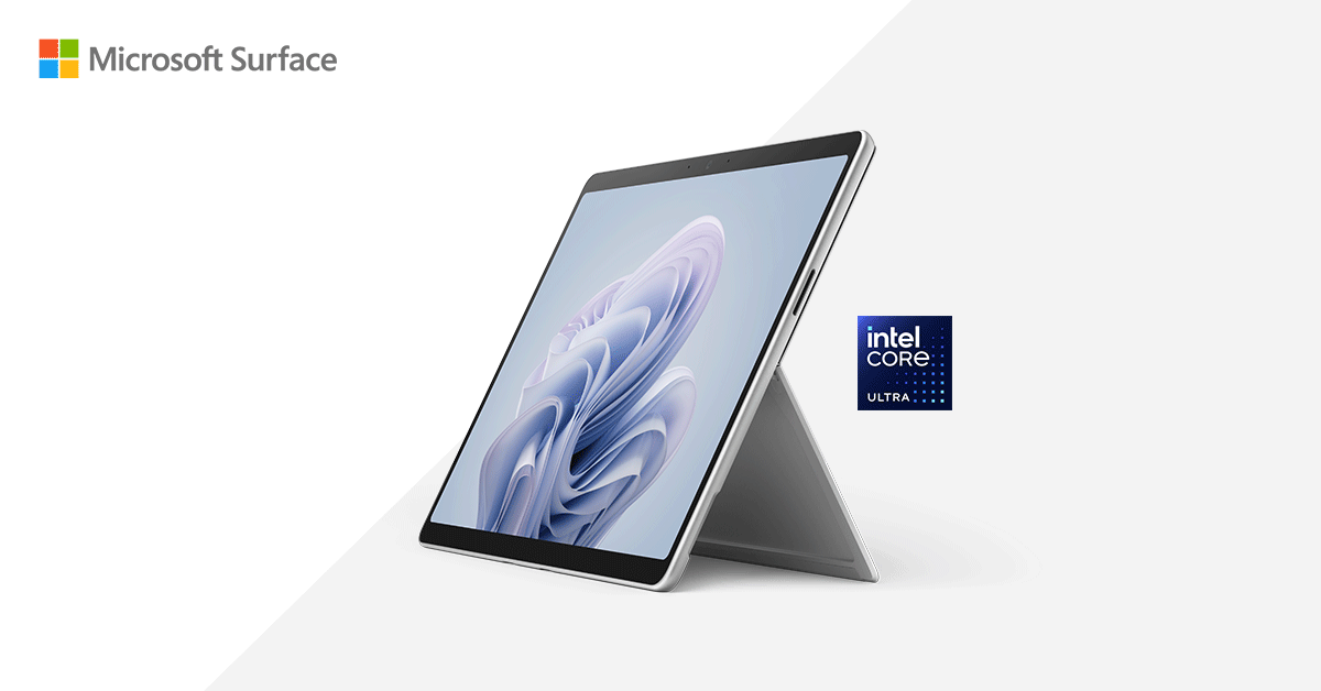 Microsoft Surface Pro 10 5G Intel Core Ultra 5 LTE 256 GB 33 cm (13") 16 GB Wi-Fi 7 (802.11be) Windows 11 Pro Platinum