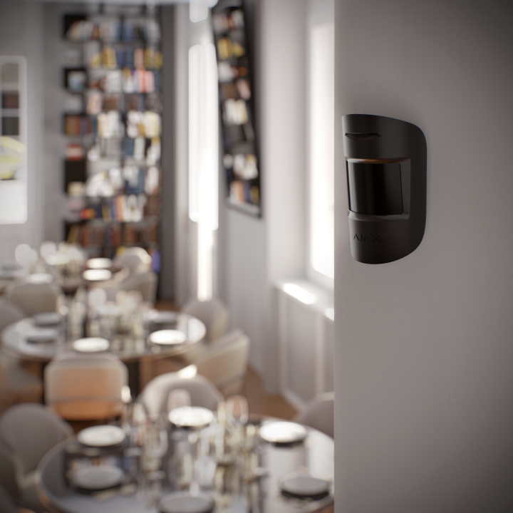 AJAX Superior Intrusion Protection • MotionProtect Jeweller • Wireless • Black