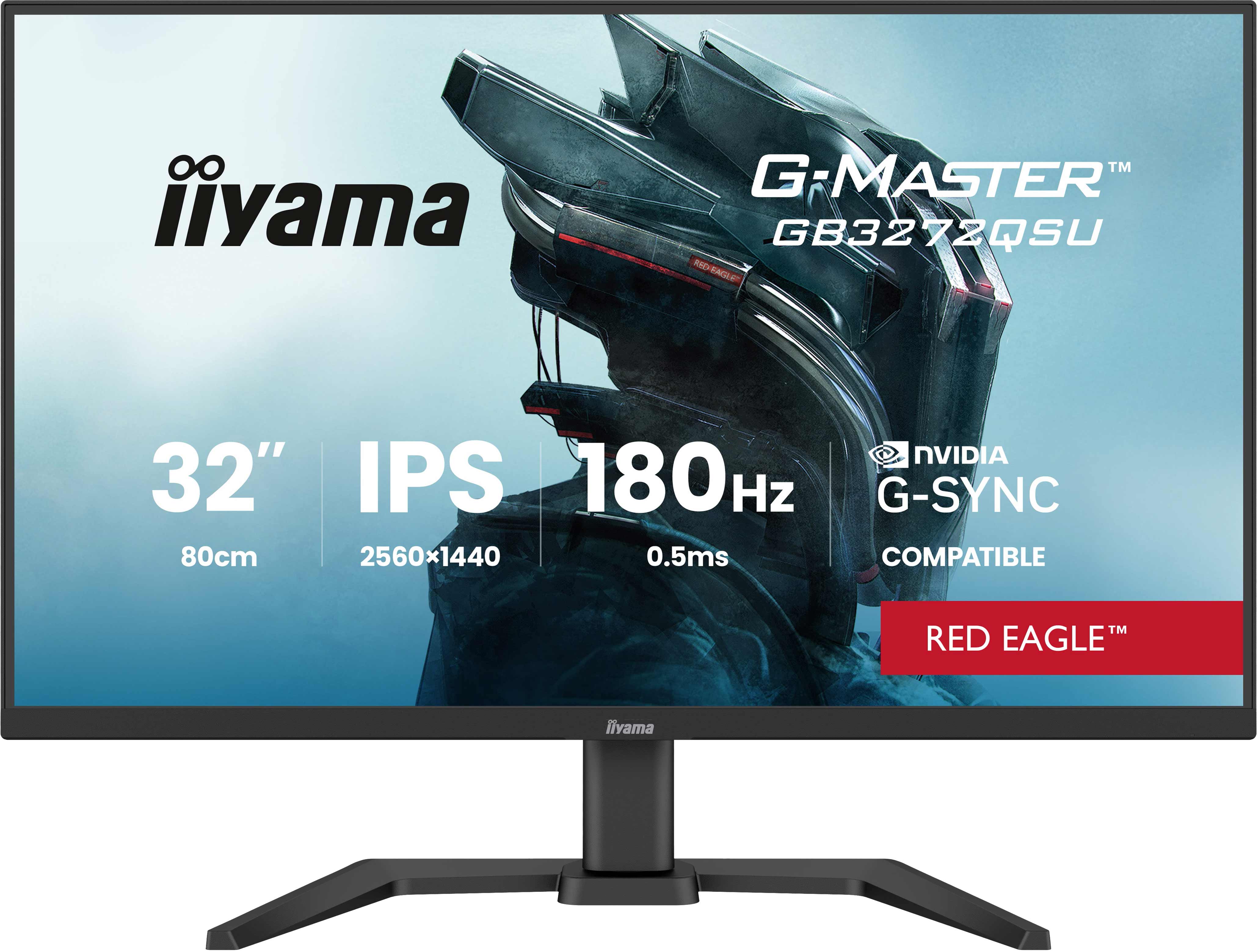 Iiyama G-MASTER GB3272QSU-B1 31.5" WQHD 180Hz Gaming Monitor