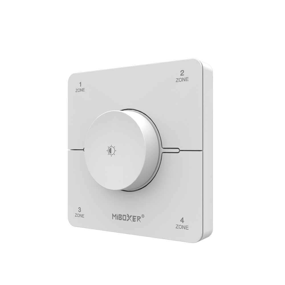 MiBoxer KOS-W LED Fernbedienung 2,4GHz dual white (CCT) 4 Zonen Drehbares Panel (w)