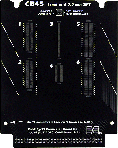 CableEye 775 / CB45 Interface-Platine (1mm and 5mm SMT Connectors) CableEye 775 / CB45 Interface-Platine (1mm and 5mm SMT Connectors)