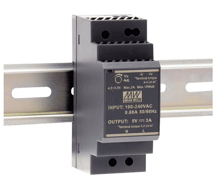 ALLNET Ersatznetzteil - 5V / 3A  15W MEANWELL Hutschiene ALLNET Ersatznetzteil - 5V / 3A  15W MEANWELL Hutschiene