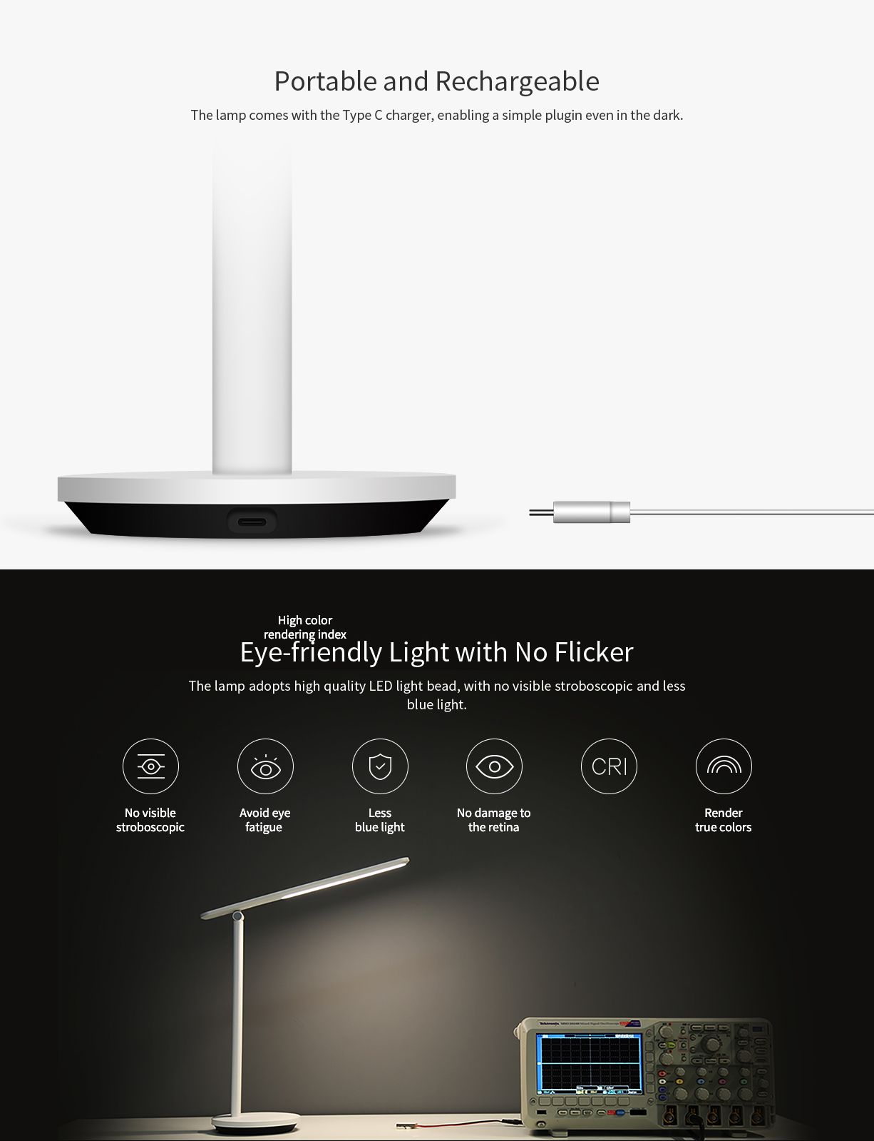 Yeelight LED Folding Desk Lamp Z1 Pro  - White – LED Produkt