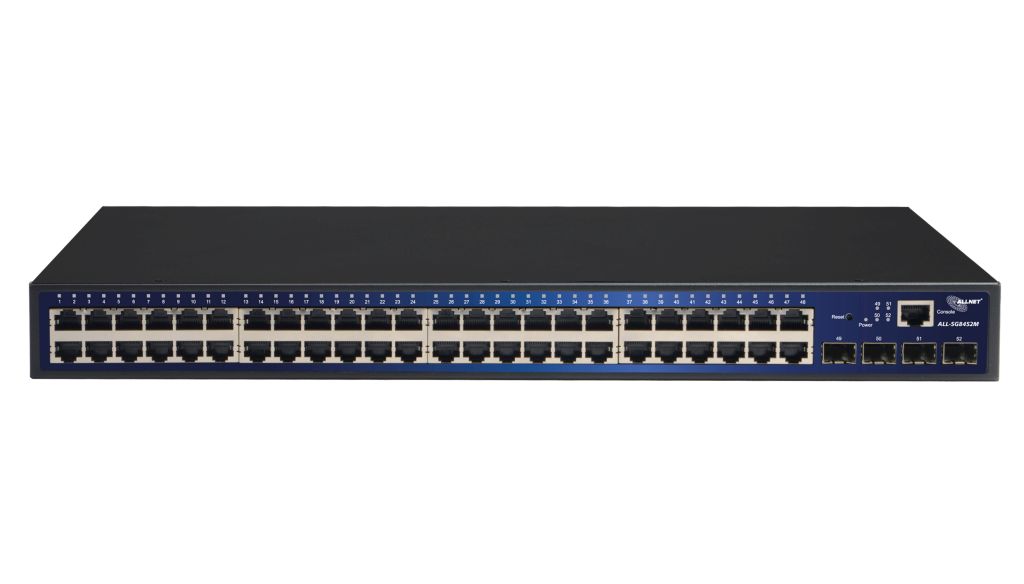ALLNET ALL-SG8452M / 48 Port Gigabit TX + 4x SFP managed sw ALLNET ALL-SG8452M / 48 Port Gigabit TX + 4x SFP managed sw