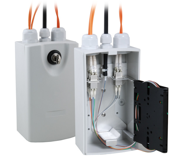 LWL-Wandverteiler Spleissverteiler II, IP54, abschließbar LWL-Wandverteiler Spleissverteiler II, IP54, abschließbar