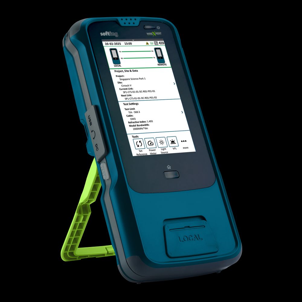 Softing, WireXpert MP FQ LAN Glasfaserkabel-Zertifizierer - Multimode Und Singlemode