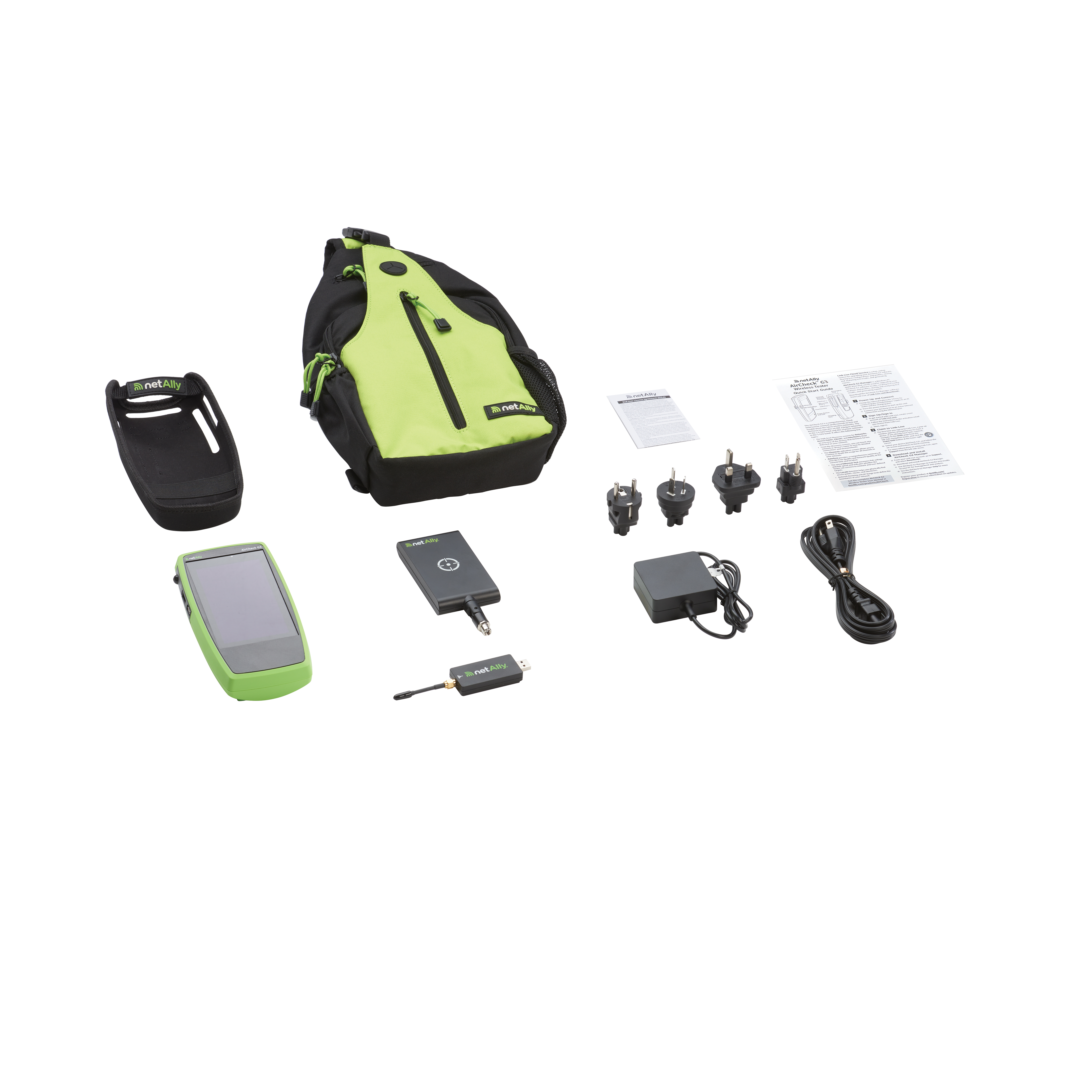 NetAlly AirCheck G3 PRO Plus Ext-Ant, Holster (Partial Tri-Band)