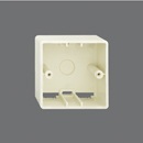 Rutenbeck Dose, zbh. Aufputzgehäuse, Perlweiss, UAE-Cat. ApG,