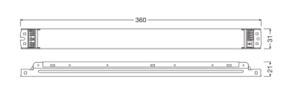 LEDVANCE LED DRIVER LED TUBE EXTERNAL DALI P -2X7-26W 220-240