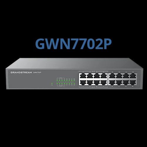 Grandstream GWN7702P, 16 Port Switch - 8